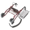 Rolator de mers cu 4 roti, frana, scaun si cos