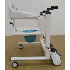 Scaun transfer pat-toaleta-baie-masa fara a ridica utilizatorul. Scaun WC camera tip Foarfeca. -RESIGILAT -Expus in magazin